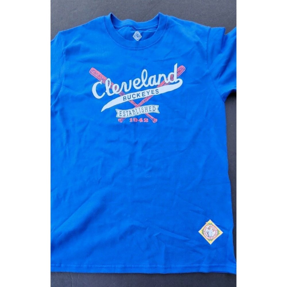 Cleveland Buckeyes Negro American League Baseball T-shirt Size Medium